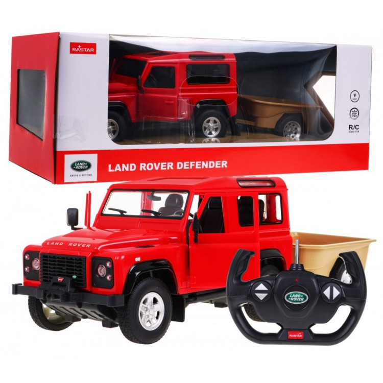 Autíčko Land Rover Defender R / C 1:14 RASTAR červené